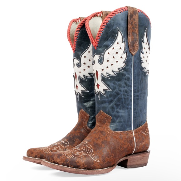 NEW J.B. DILLON MORNING GLORY GENUINE LEATHER WESTERN BOOTS